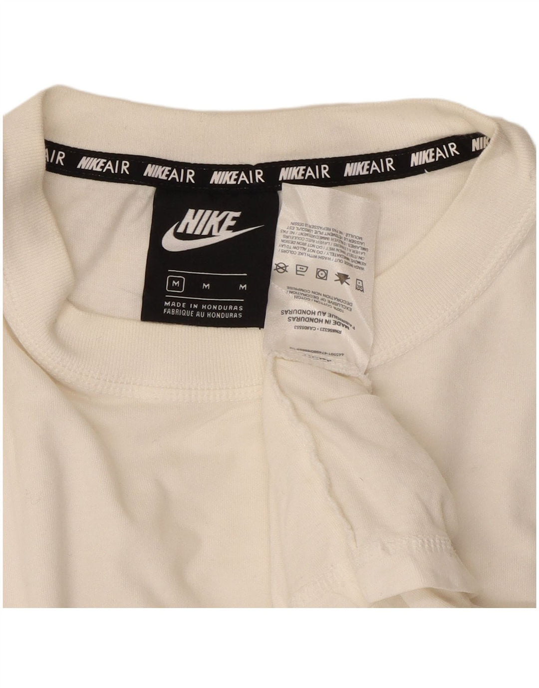 Tricou grafic pentru bărbați NIKE Top, mediu alb, bumbac