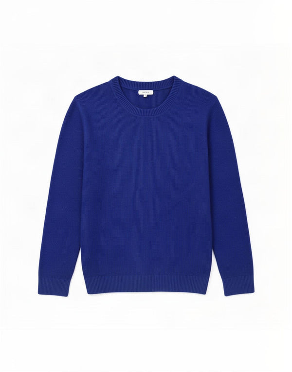Pulover pentru femei Reiss cu gât de barcă, UK 18 XL, albastru acrilic