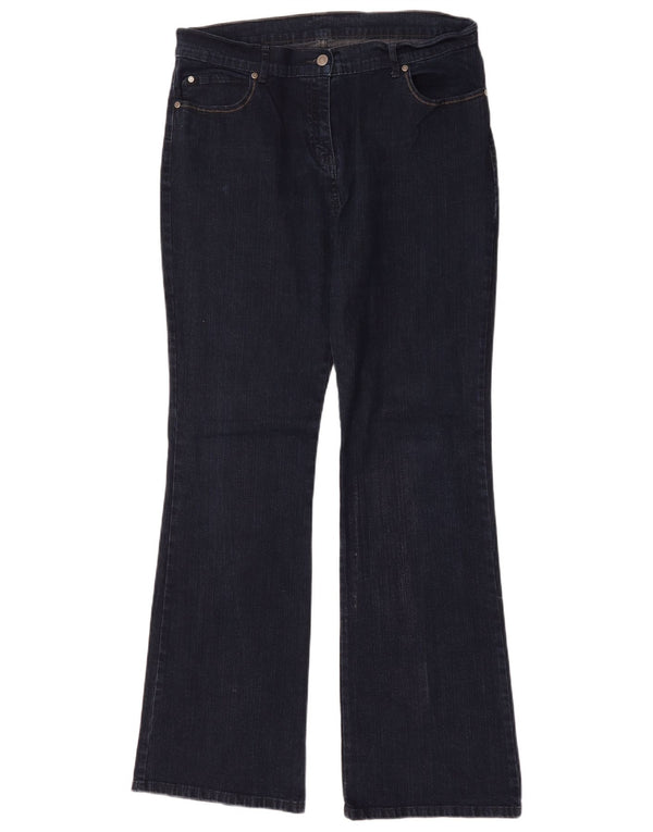 Blugi bootcut pentru femei Marks & Spencer UK 18 XL W36 L33 bleumarin bumbac