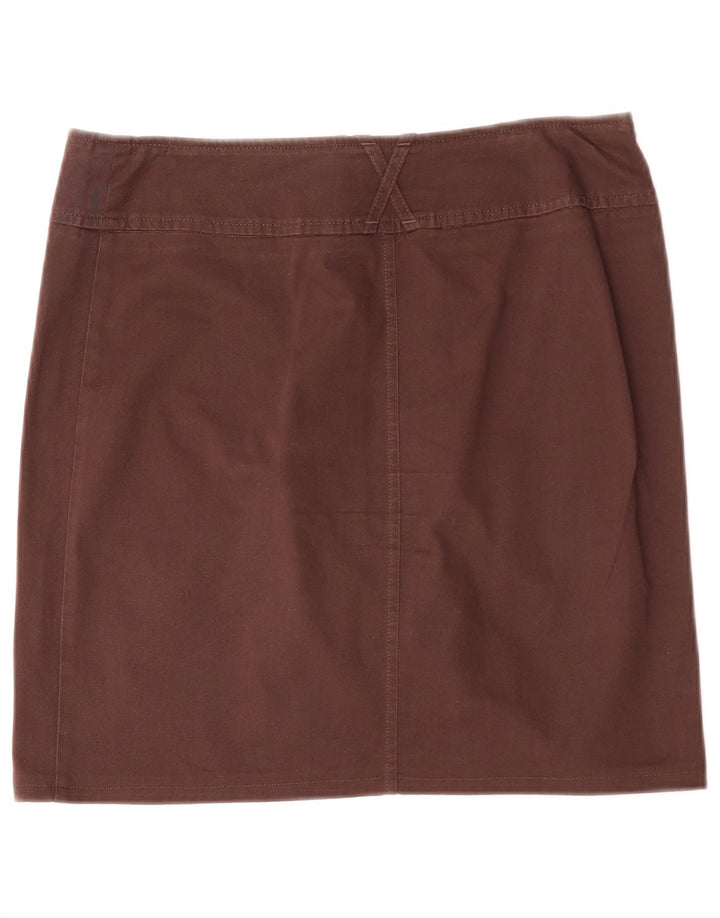 Fusta Mini Vintage Femei IT 42 Medium W32 Maro