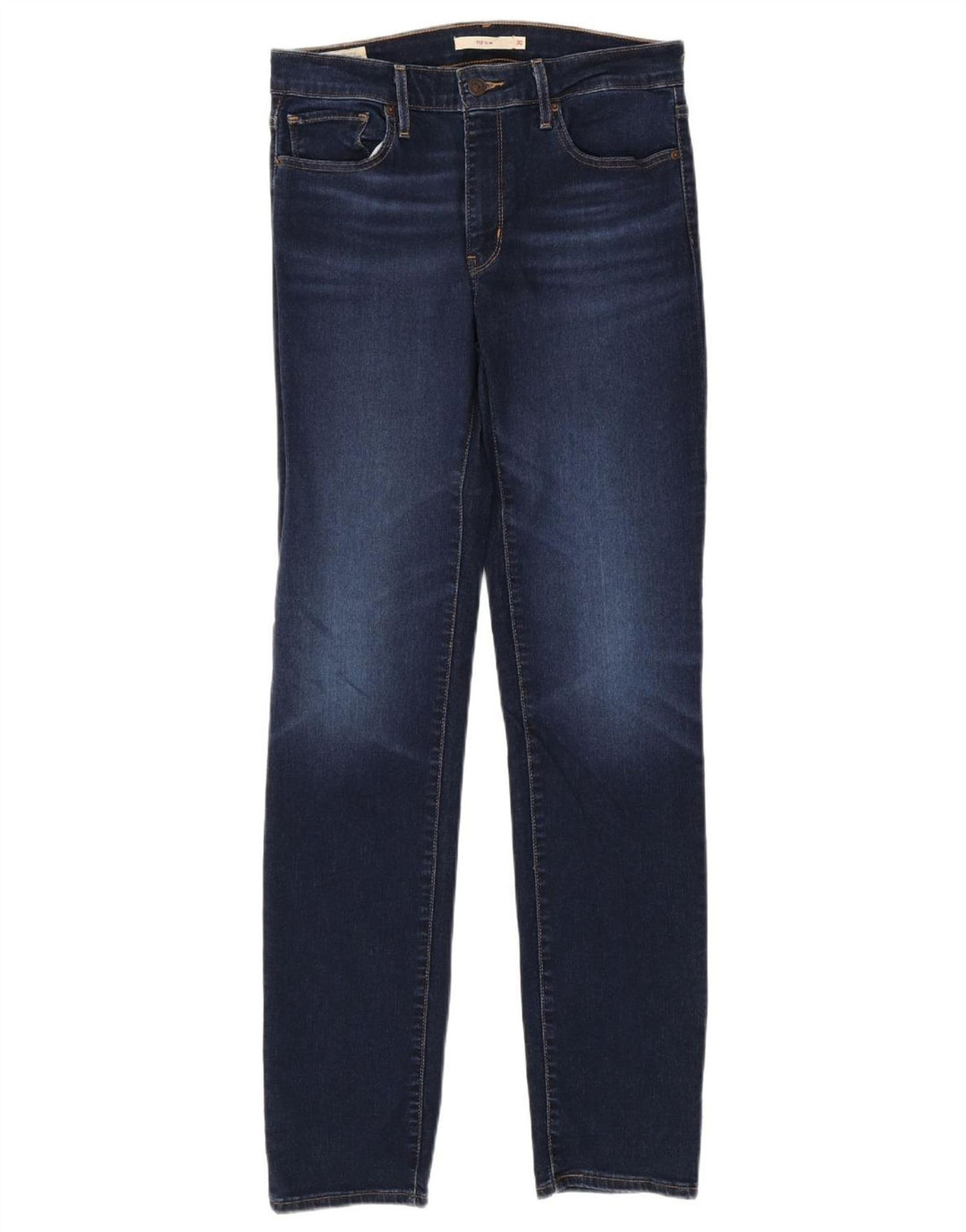 Blugi 712 slim pentru femei LEVI'S L30 L34 bumbac bleumarin
