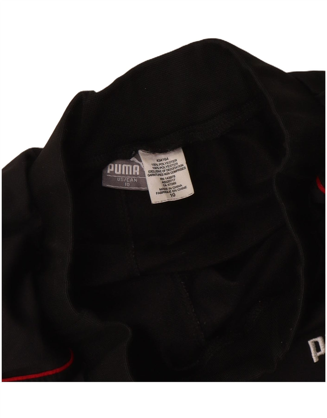 PUMA Băieți Pantaloni de trening Pantaloni de jogging 9-10 ani Poliester negru