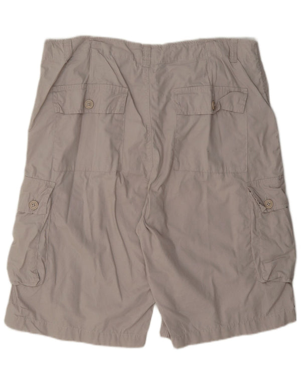 Pantaloni scurți pentru bărbați Marks & Spencer Blue Harbour Cargo W38 XL bumbac gri