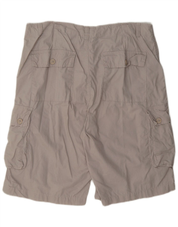 Pantaloni scurți pentru bărbați Marks & Spencer Blue Harbour Cargo W38 XL bumbac gri