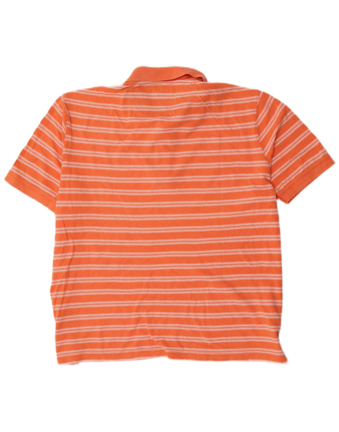 Tricou polo Massimo Dutti pentru bărbați 2XL portocaliu cu dungi