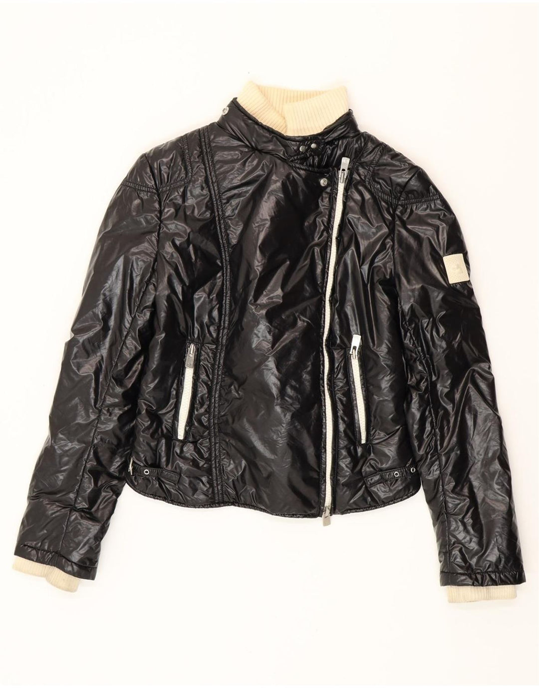 Jachetă căptușită pentru femei MONTECORE IT 42 Medium Black Poliamidă