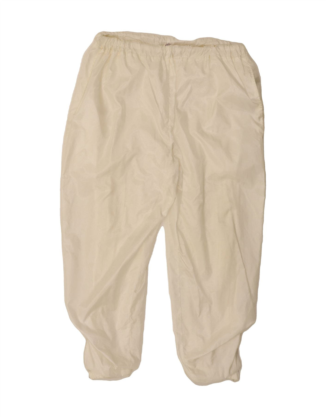 VINTAGE Womens Tracksuit Trousers UK 22 3XL White Polyamide Vintage Vintage and Second-Hand Vintage from Messina Hembry 