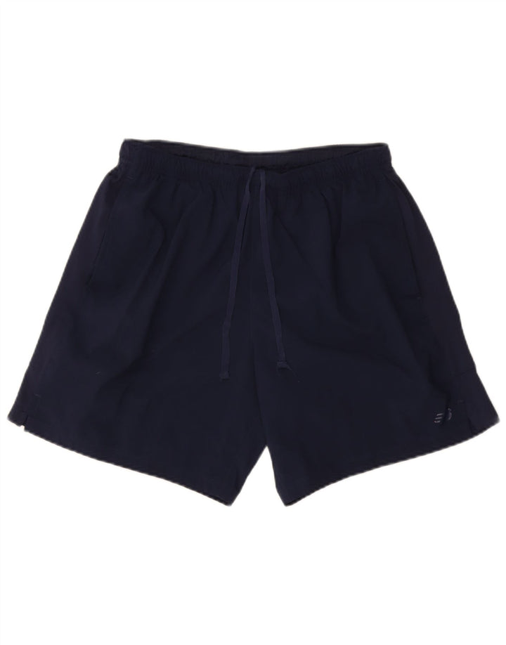 Pantaloni scurți sport New Balance pentru bărbați, mari, albastru, poliester