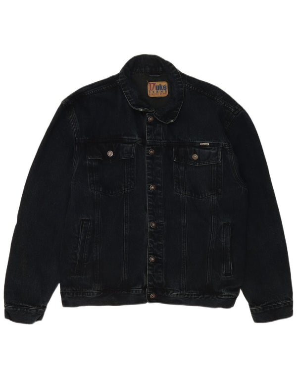 Jachetă de blugi pentru bărbați Duke UK 42 XL, bleumarin, bumbac, clasică