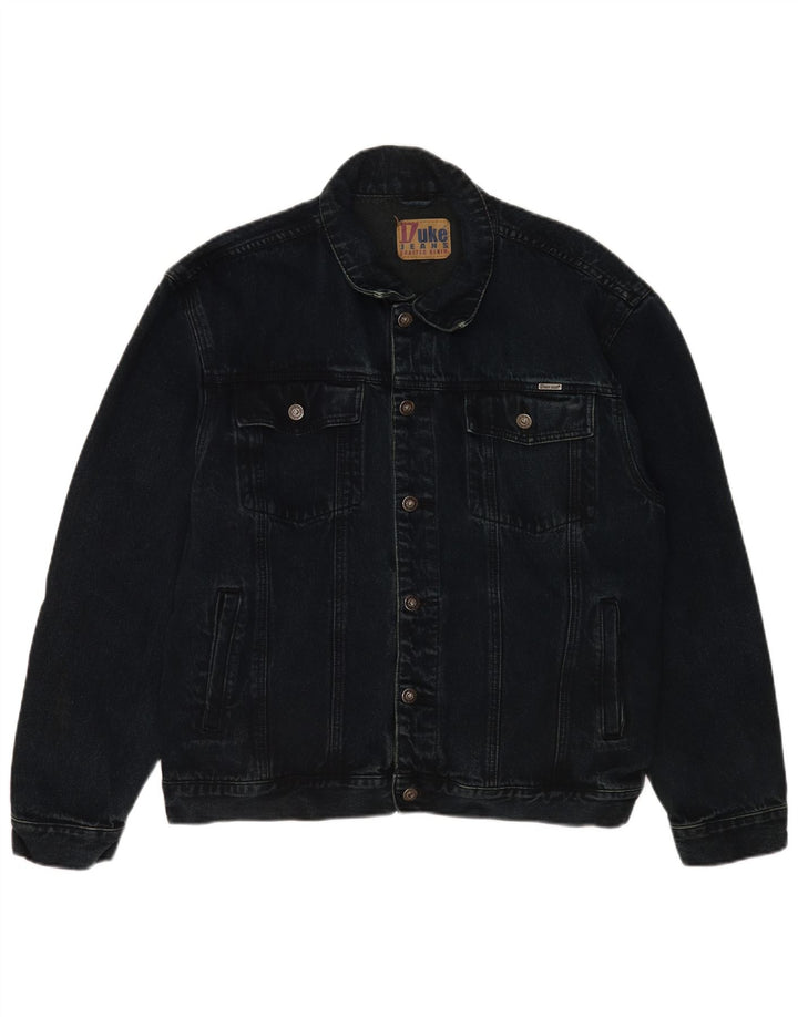 Jachetă de blugi pentru bărbați Duke UK 42 XL, bleumarin, bumbac, clasică