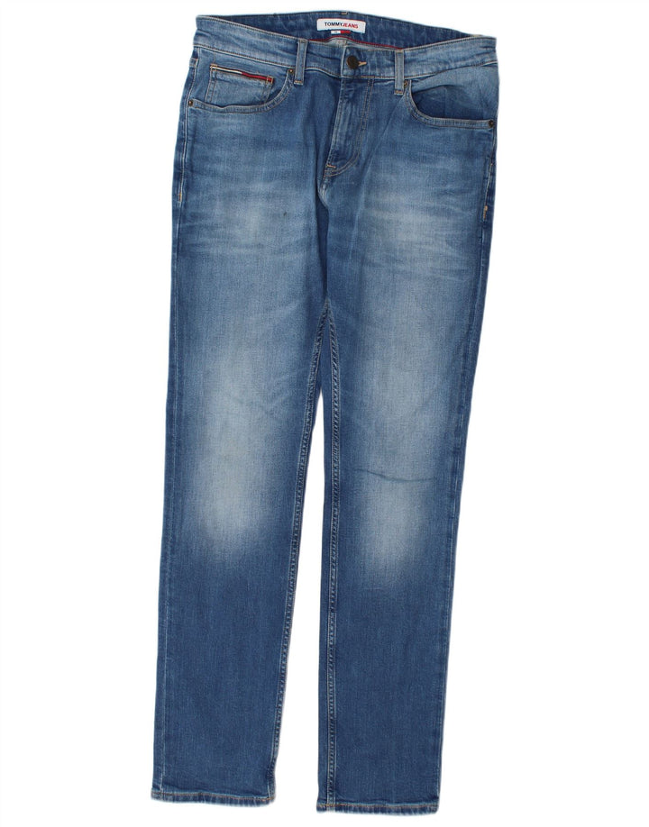 Blugi slim pentru bărbați Tommy Hilfiger W32 L32 bumbac albastru