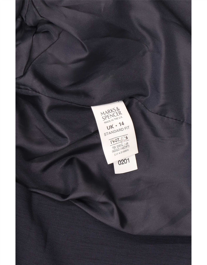 Jachetă pentru femei Marks & Spencer UK 14, mare, albastru, poliester
