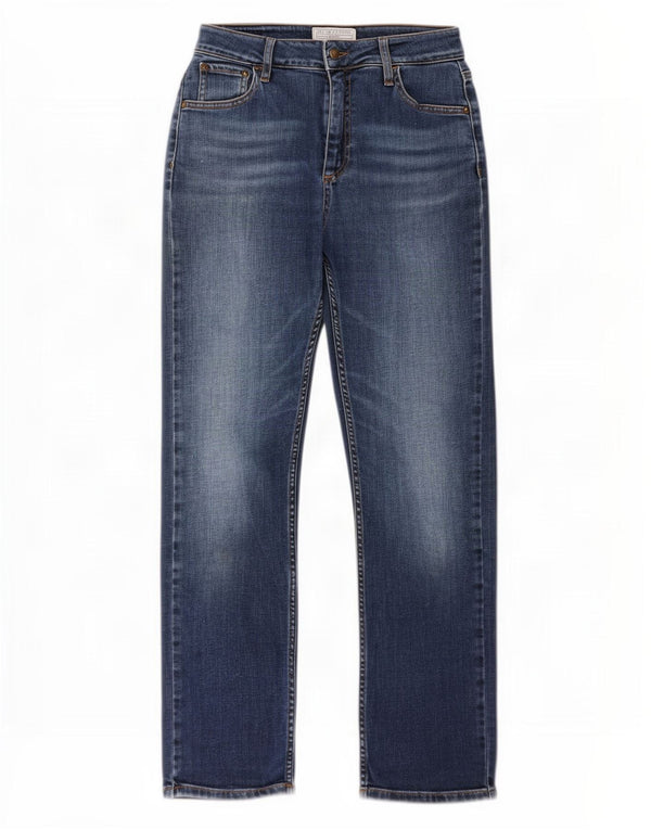 Fat Face pentru femei Newham blugi drepti UK 8 Small W26 L26 Albastru