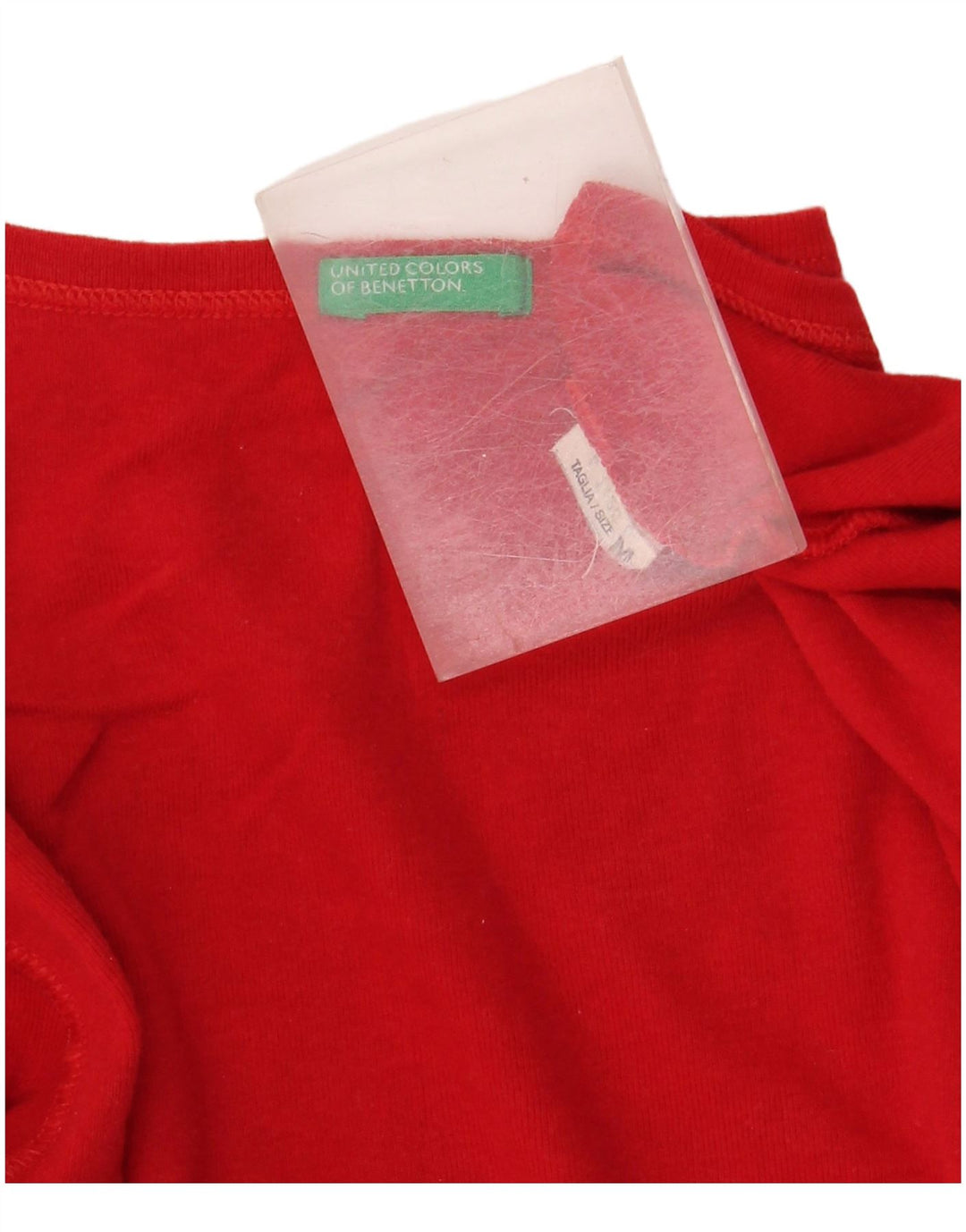 BENETTON Tricou pentru femei Top UK 14 Medium Red