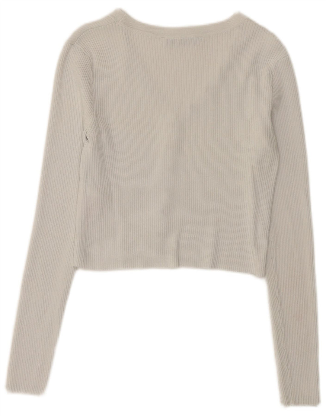 Top cardigan pentru femei Zara UK 10, mic, alb, poliamidă