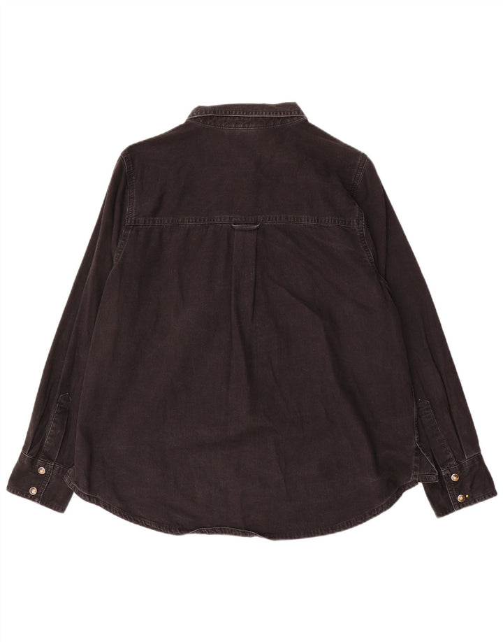 Cămașă de blugi pentru femei Marks & Spencer UK 16, mare, negru, bumbac
