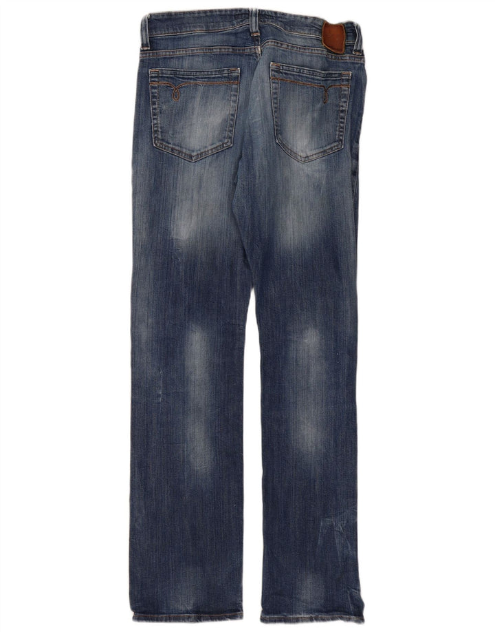 CALVIN KLEIN Blugi Jamie Straight pentru femei W32 L33 Albastru