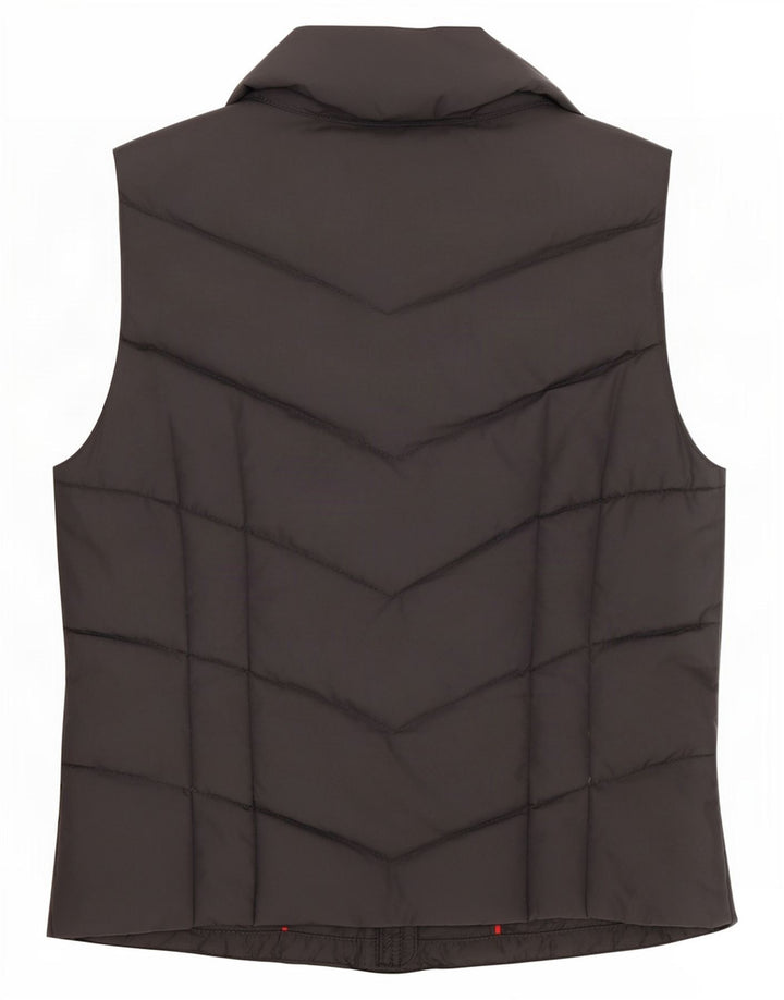 Hollister Gilet Captusit pentru femei UK 12 Medium Gri Poliester