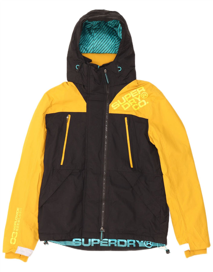 SUPERDRY Jachetă Windbreaker cu grafică pentru bărbați UK 38 Medium Black Colorblock