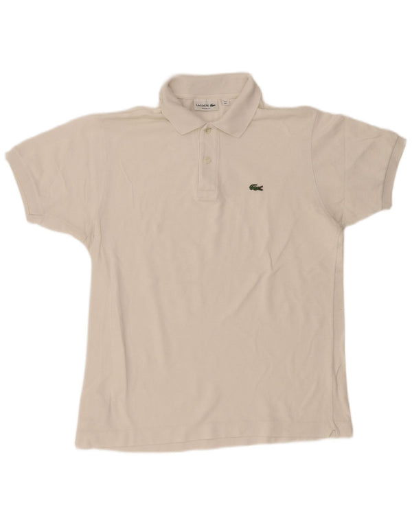 Tricou polo Lacoste Classic Fit pentru bărbați, mărimea 5, mare, alb, bumbac