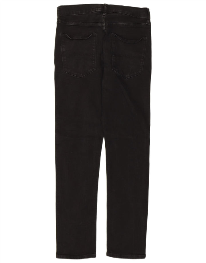 MARKS & SPENCER Mens Slim Jeans W30 L31 Black Cotton