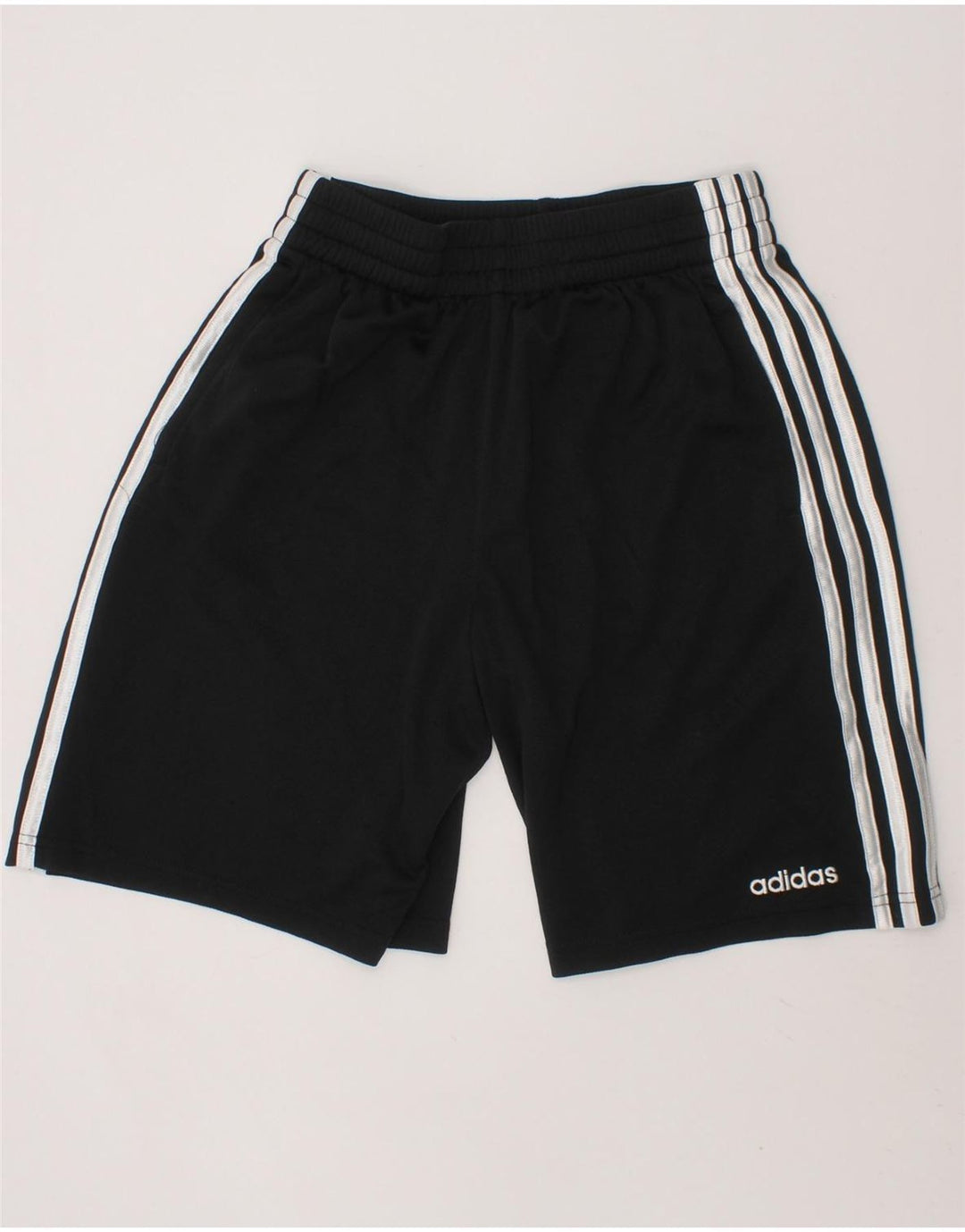 ADIDAS Boys Sport Shorts 10-11 Years Medium  Black Polyester Vintage Adidas and Second-Hand Adidas from Messina Hembry 