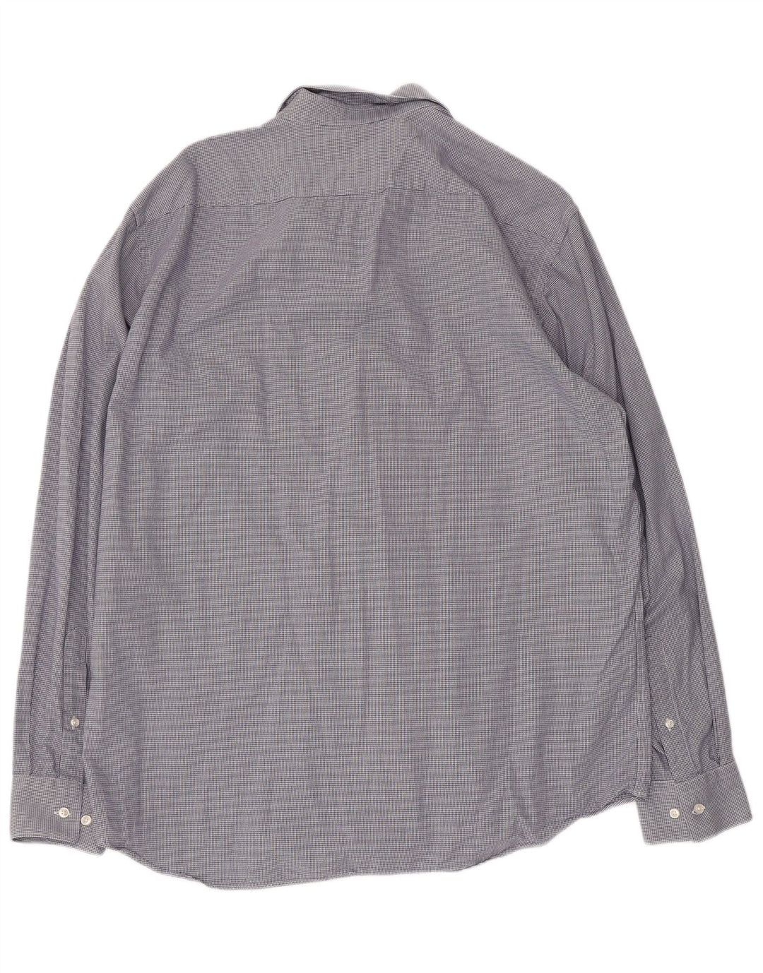 Cămașă Hugo Boss pentru bărbați, cu tăiere obișnuită, mărimea 44 17 1/2 XL, picior de găină albastru