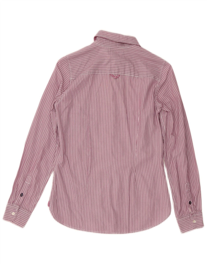 Cămașă pentru femei Tommy Hilfiger cu volane în față US 4 Small Purple Striped