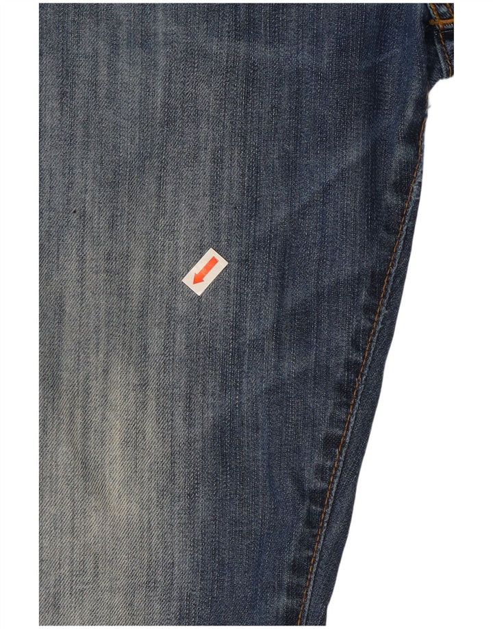 Blugi pentru bărbați Levi's 527 Bootcut W34 L34 Bumbac albastru