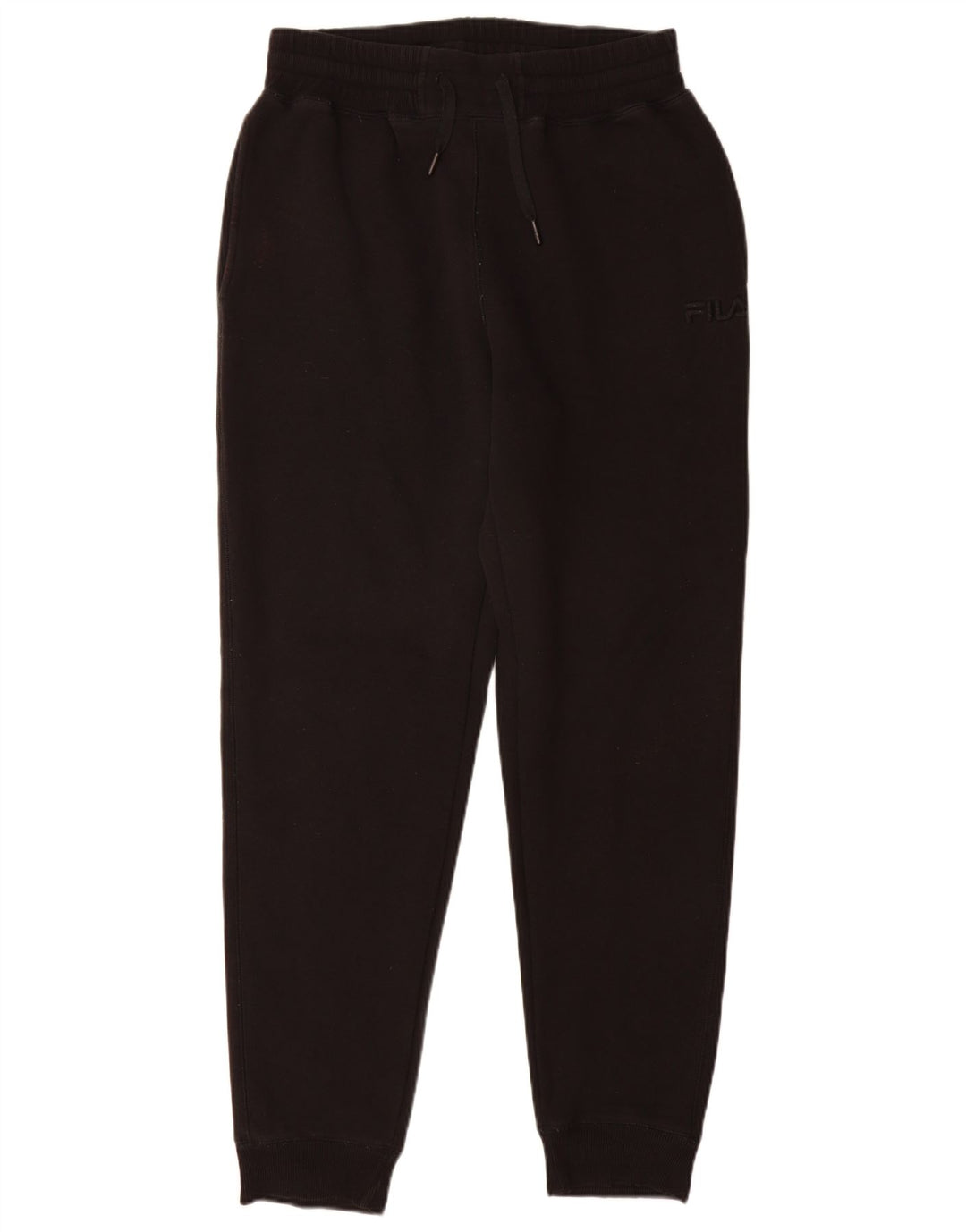 Pantaloni de trening Fila Barbati Joggeri Mici Bumbac Negru