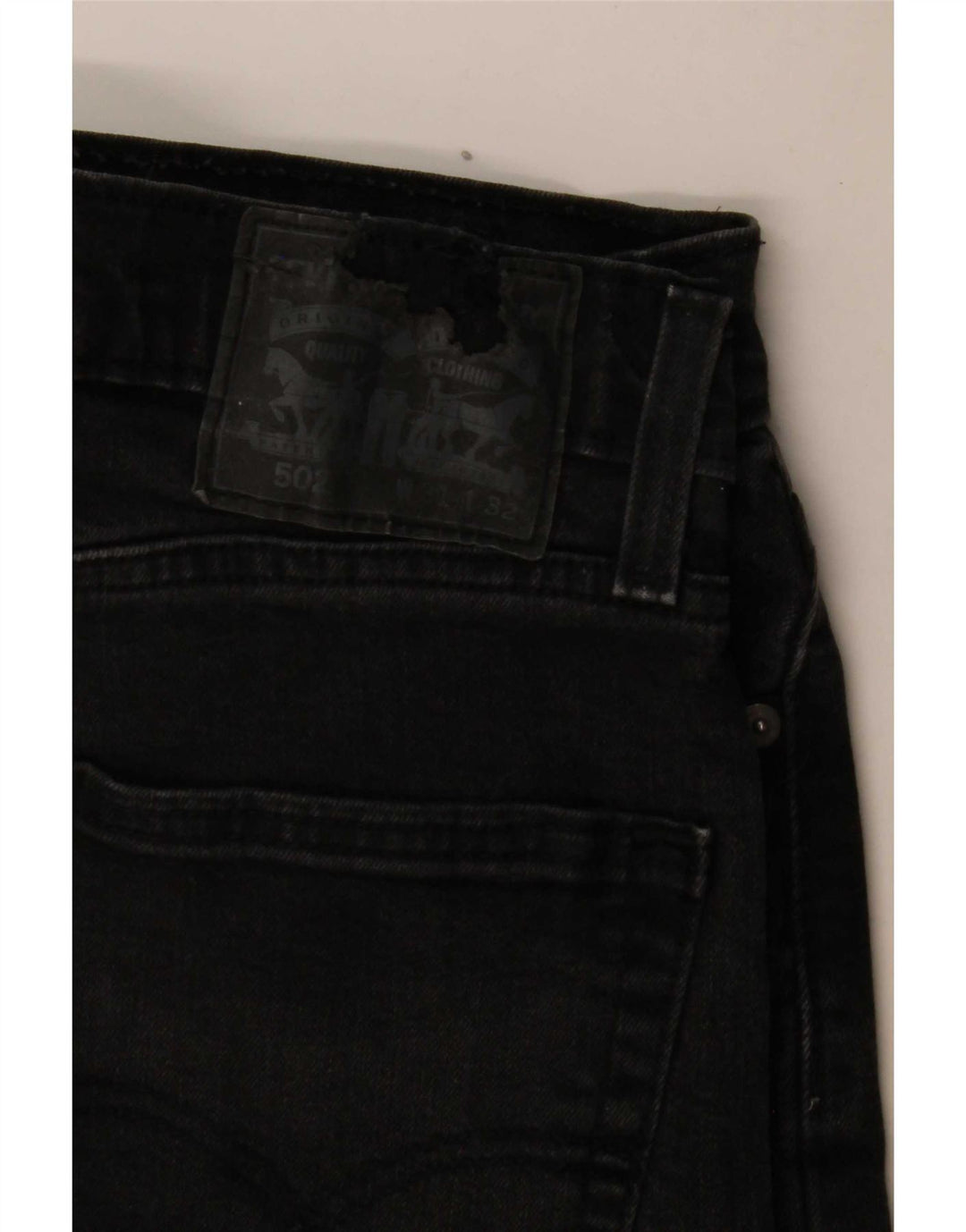 Blugi drepti pentru bărbați Levi's 502 W31 L29 bumbac gri
