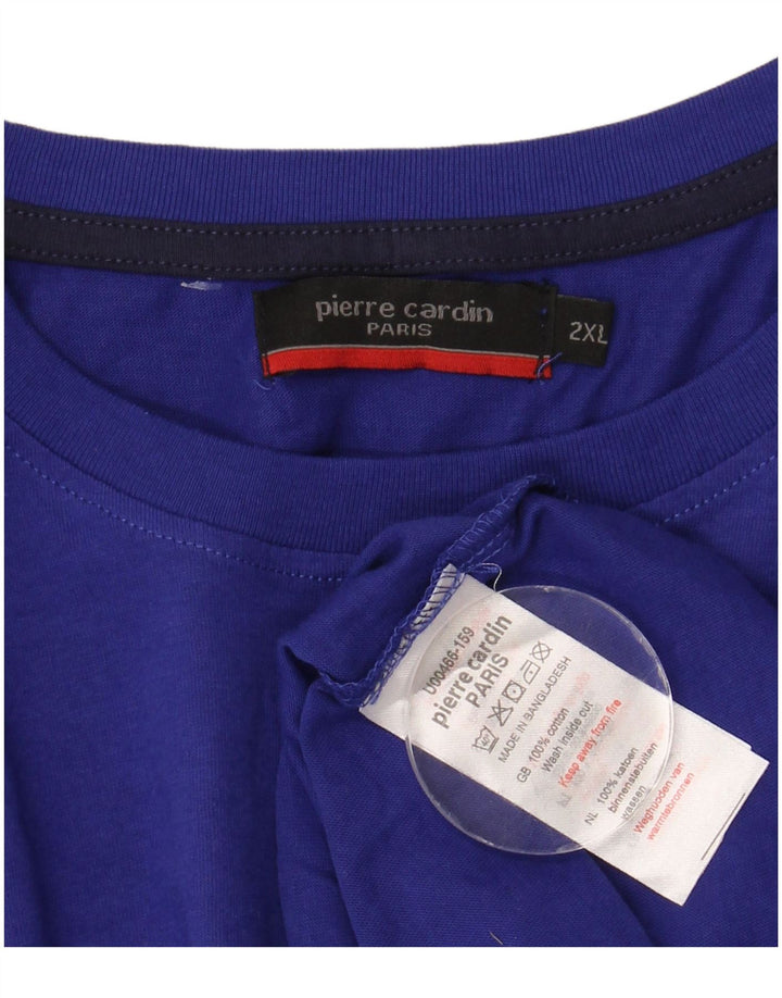 Pierre Cardin Bărbați Vest Vest Top 2XL Bumbac Albastru