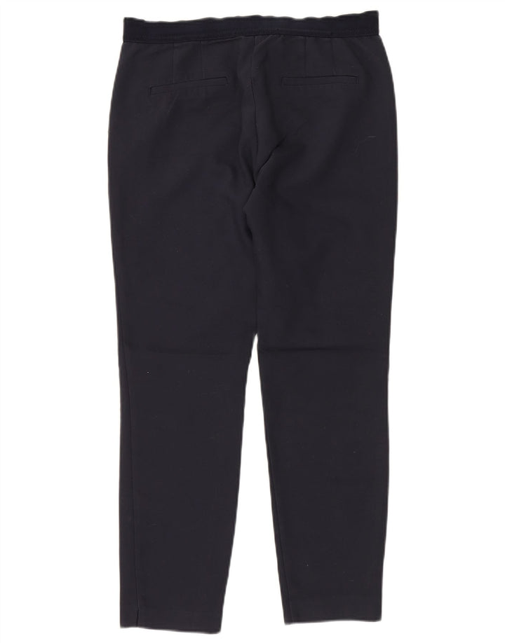 Pantaloni chino slim pentru femei ZARA Mediu L28 L27 Bumbac bleumarin