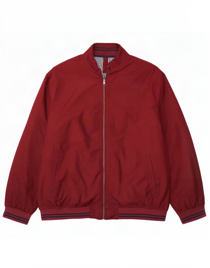 Jachetă bomber pentru bărbați James Pringle UK 44 2XL Bordeaux Poliester