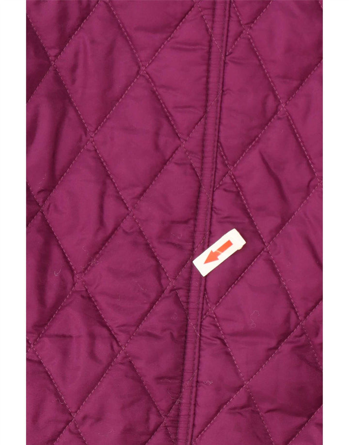 Jachetă matlasată Barbour pentru femei UK 16 mare, violet, poliamidă color bloc
