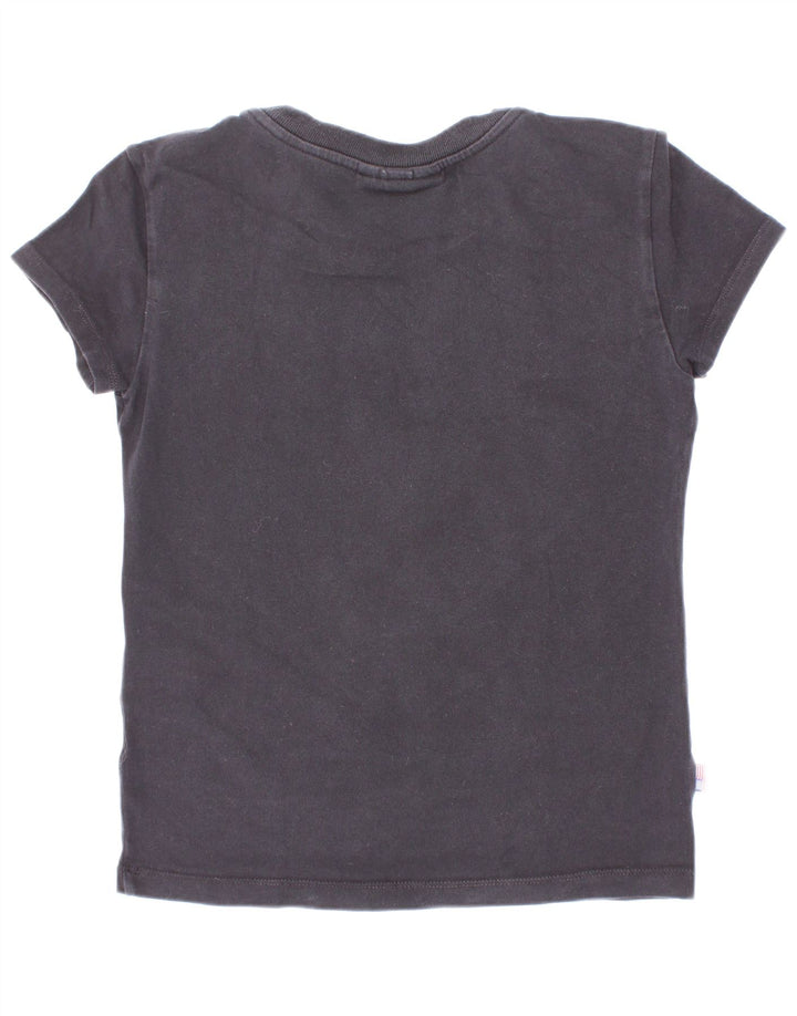 Tricou grafic Blauer Fete Top 9-10 Ani Negru