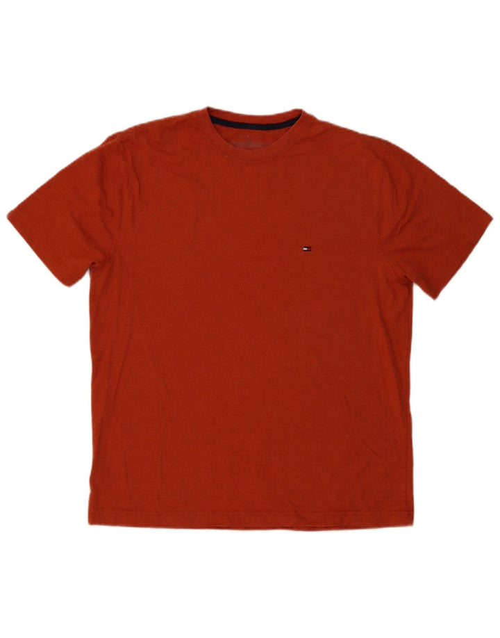 Tricou pentru bărbați Tommy Hilfiger Top portocaliu mediu