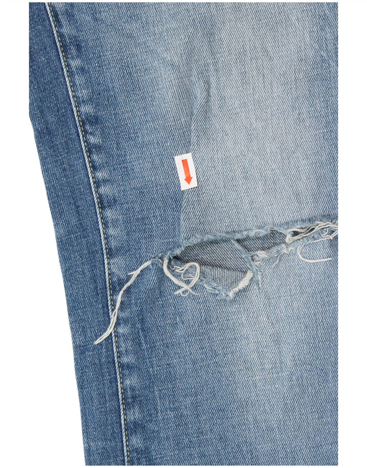 Blugi slim pentru femei G-STAR Distressed W31 L36 Bumbac albastru