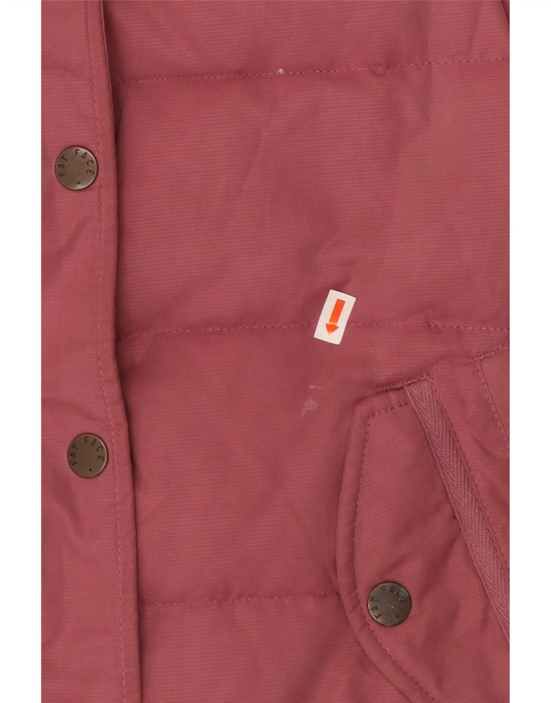 Fat Face pentru femei Sherpa Oversized Padded Gilet UK 10 Small Pink Poliester
