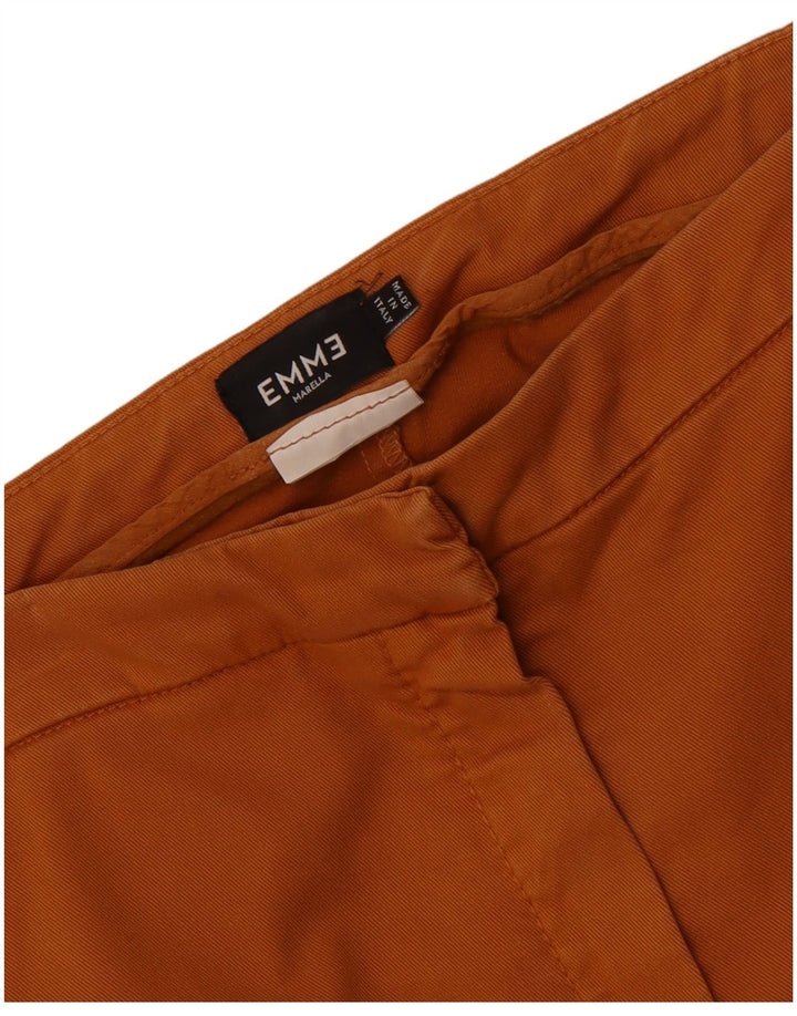 Pantaloni chino EMME Bootcut Marella pentru femei L30 L26 portocaliu