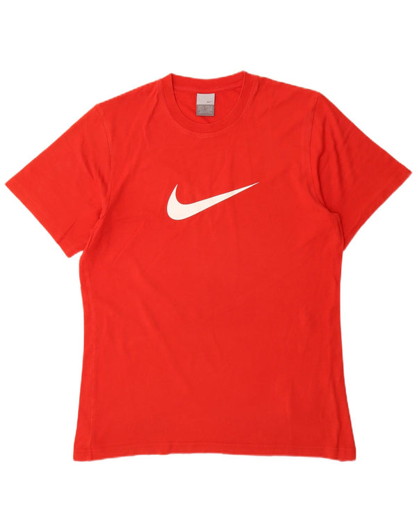 Tricou grafic pentru bărbați Nike Top UK 39/41 Bumbac roșu mediu