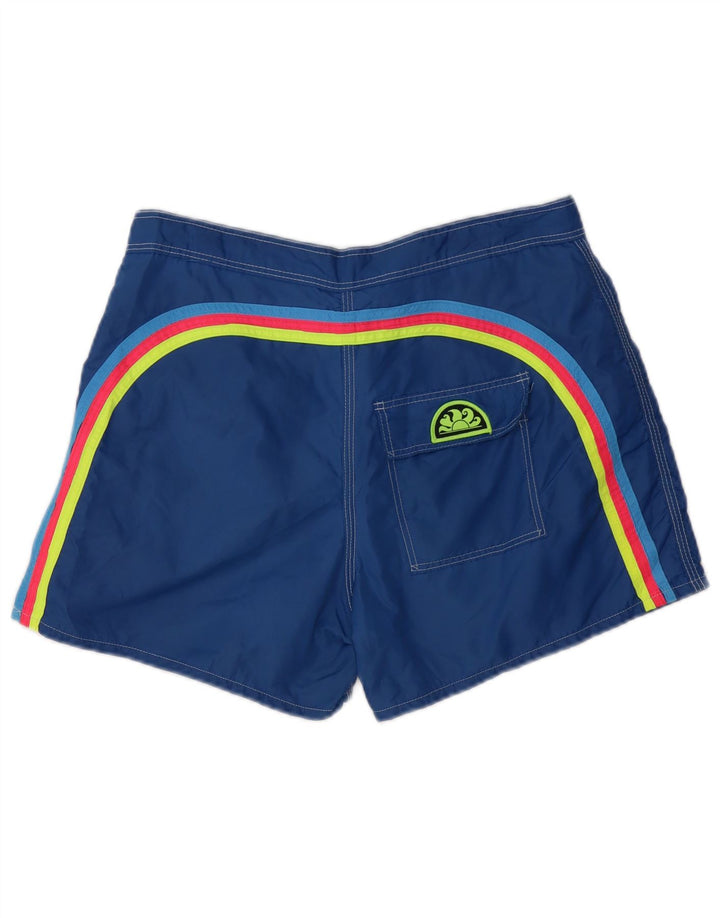 Sundek Pantaloni scurți de înot pentru bărbați, nailon albastru mediu