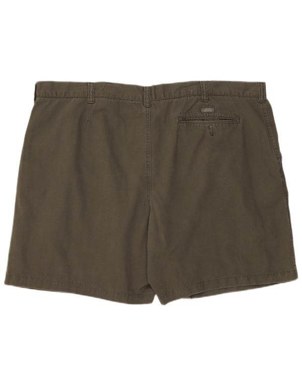 Marks & Spencer Mens Blue Harbour Chino Shorts W46 3XL Khaki Cotton
