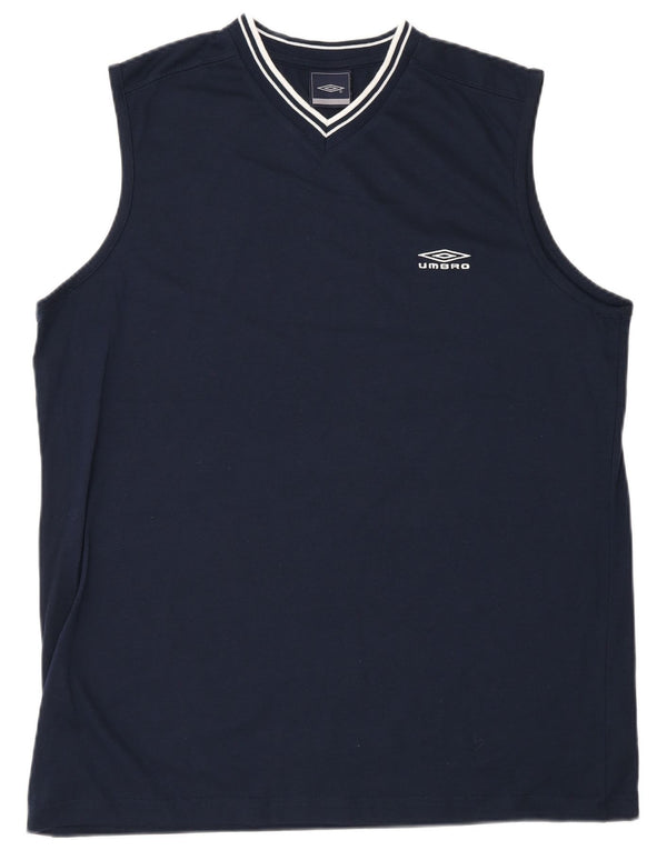 Tricou pentru bărbați Umbro Top XL Bleumarin Poliester