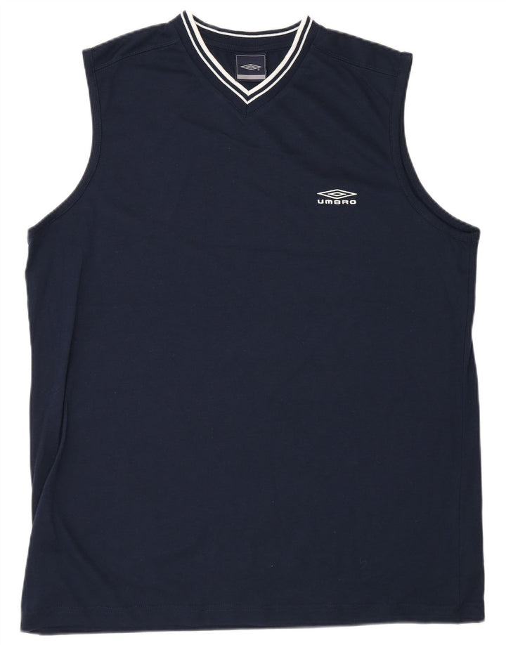 Tricou pentru bărbați Umbro Top XL Bleumarin Poliester