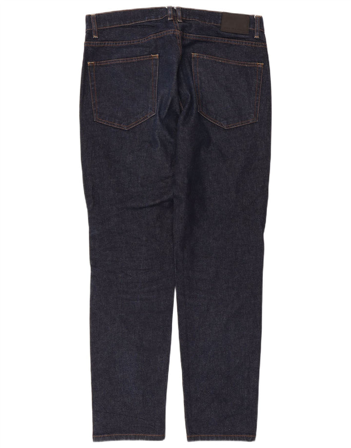 Blugi slim pentru bărbați Zara EU 46 XL W36 L31 Bleumarin