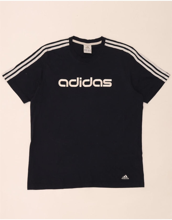 Tricou grafic pentru bărbați Adidas Top mare bleumarin