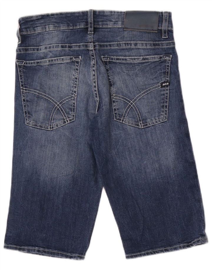 Bermudă pentru bărbați din denim Gas W30 Medium Blue