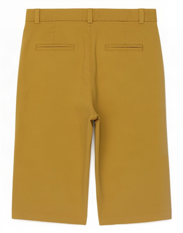 Pantaloni scurti chino pentru femei Marks & Spencer UK 10 Small W30 Bumbac galben