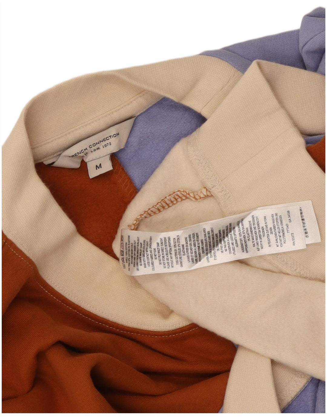 French Connection Pulover crop pentru femei UK 14 Medium Multicolor